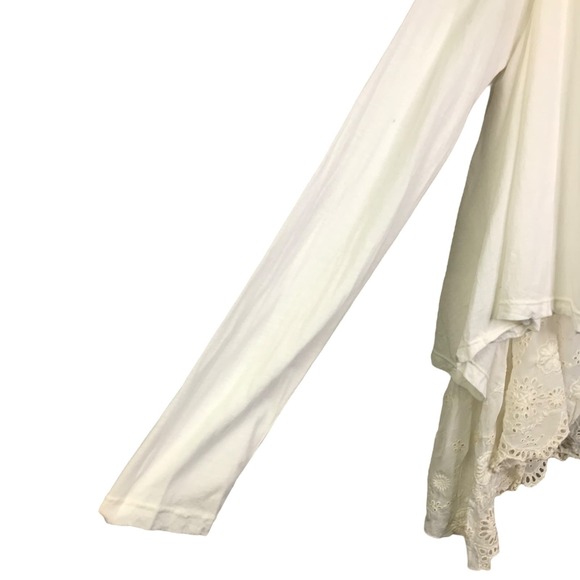 Johnny Was 4 Love & Liberty Eyelet Embroidered Kimono Cover Boho Cardigan XS - Picture 5 of 9